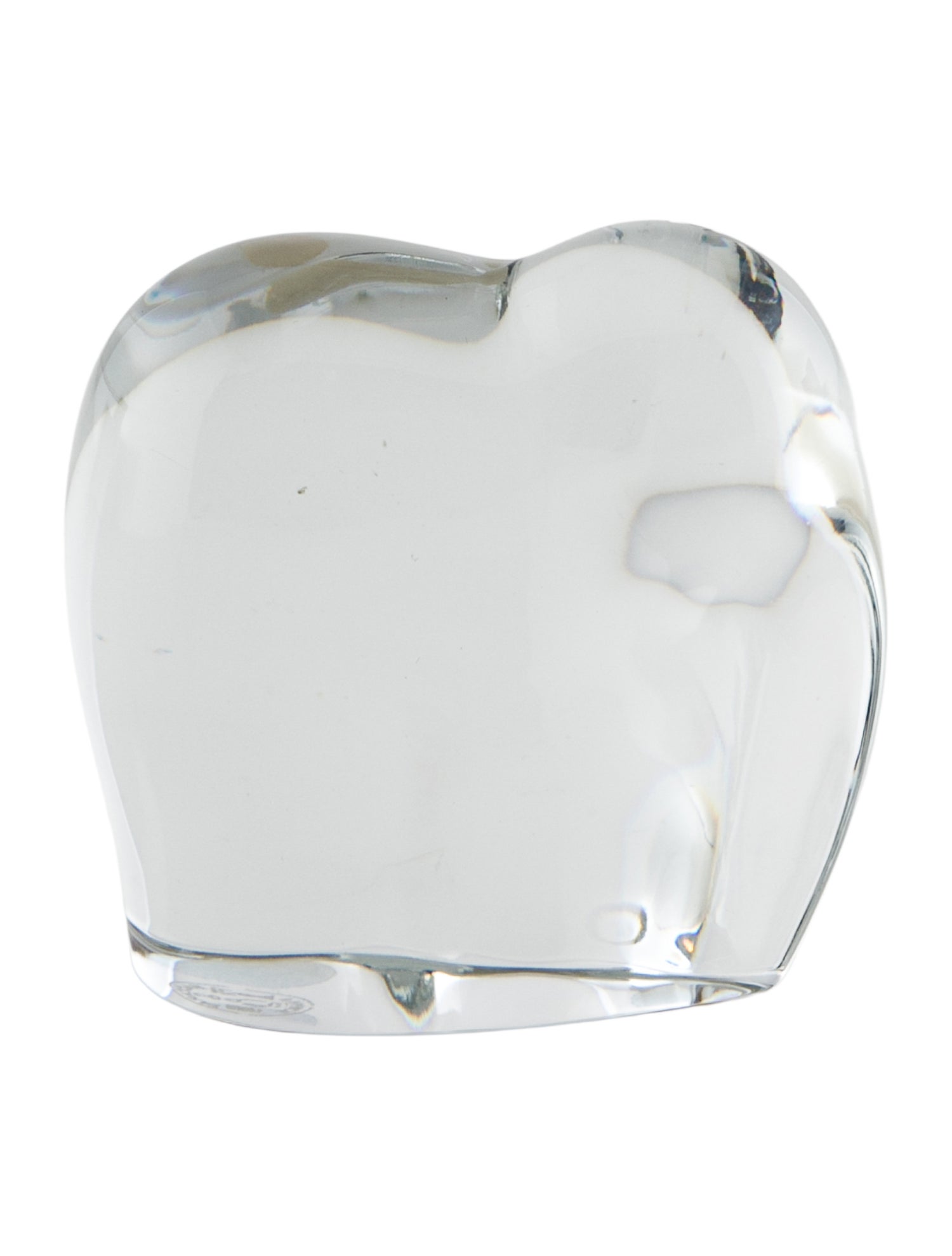 Baccarat Crystal Elephant Paperweight